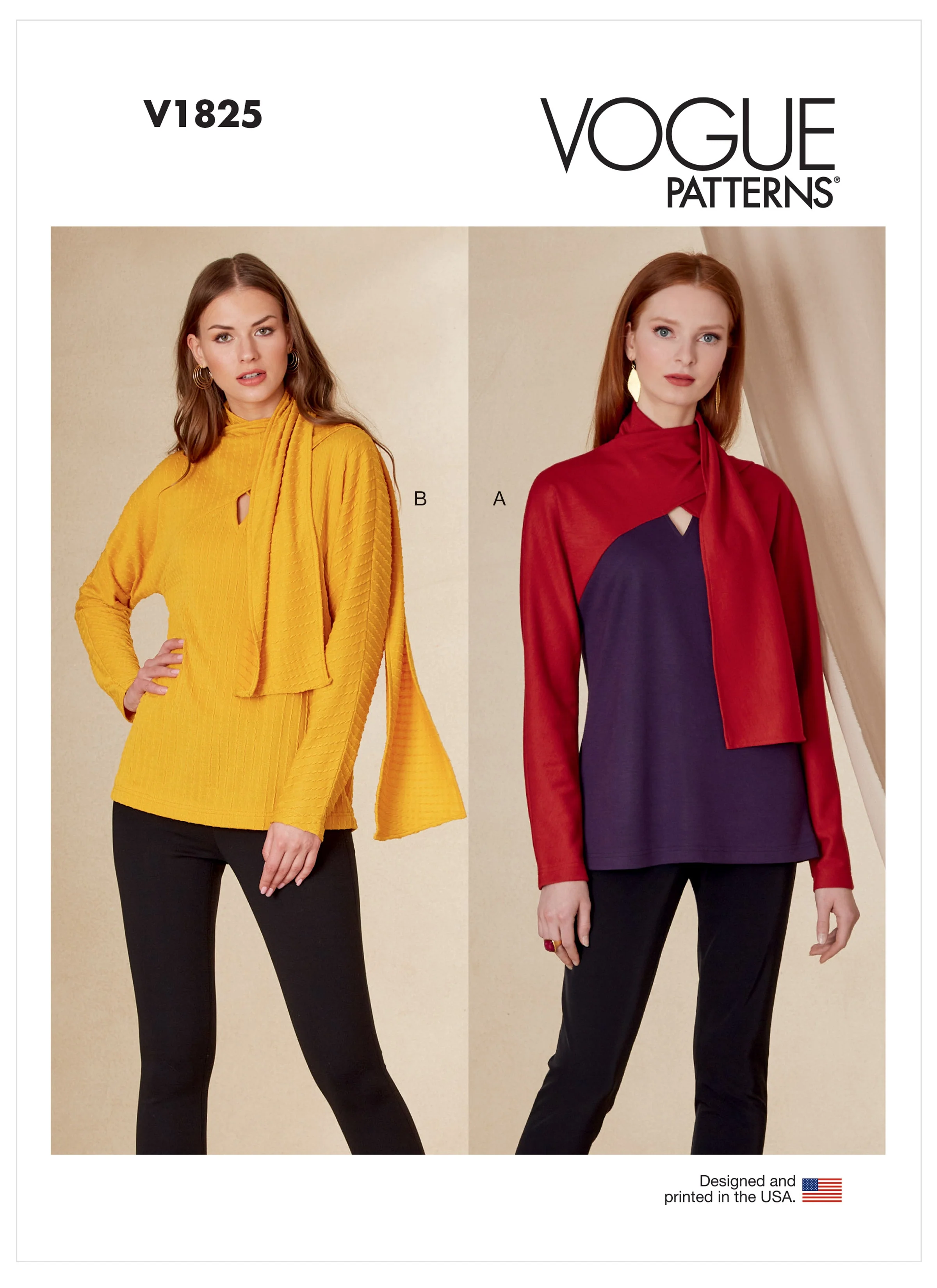 Voguepattern V1825  Misses