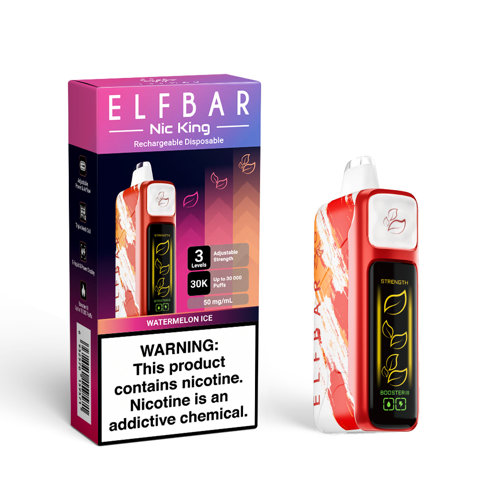 ELFBAR NIC KING 30K oplaadbare wegwerpvape (alle smaken)