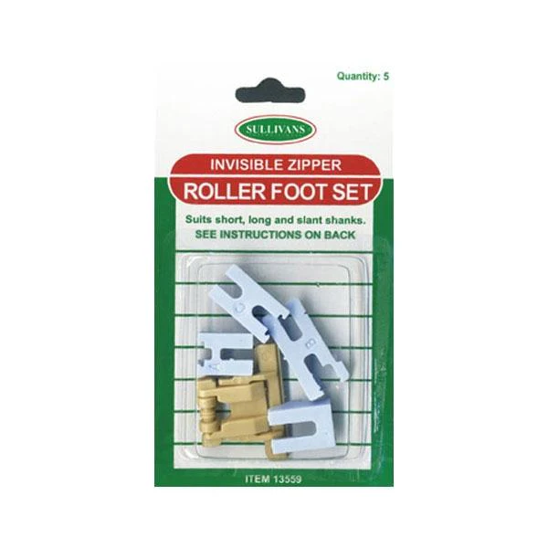 Sullivans Invisible Zipper Roller Foot, Assoted