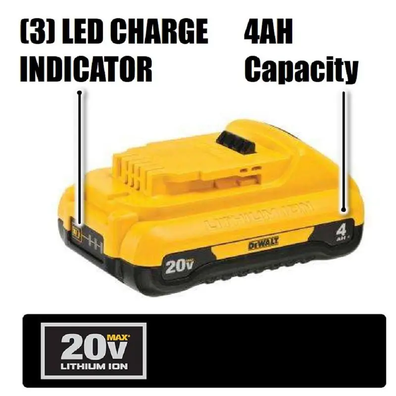 Kompaktowy akumulator litowo-jonowy DW 20V MAX 4,0 Ah DCB240