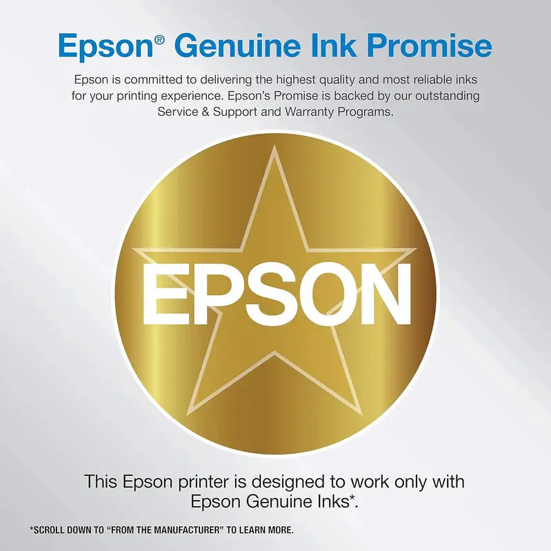 Epson EcoTank ET-4800 bezprzewodowa drukarka wielofunkcyjna – skaner, kopiarka, faks, automatyczny podajnik dokumentów, Ethernet, biała