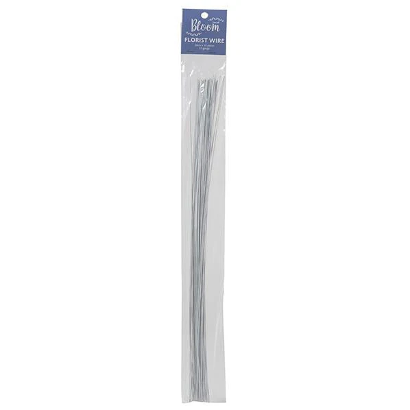 Lincraft Florist Wire 24g, White- 50pc