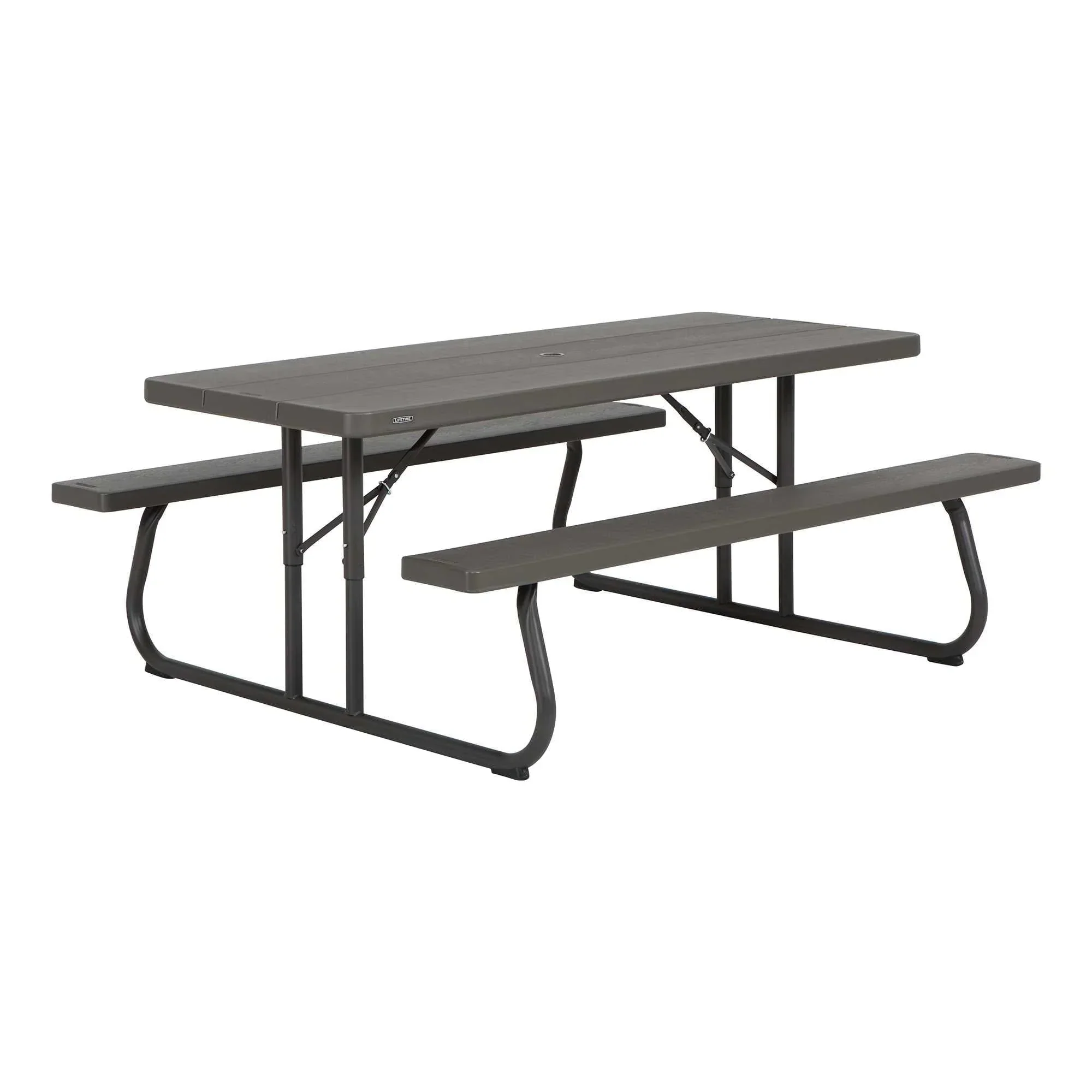 Lifetime 6 Foot Folding Picnic Table, Brown, 60105