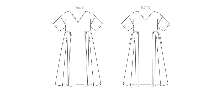 Vogue Pattern V1799 Misses' Dress