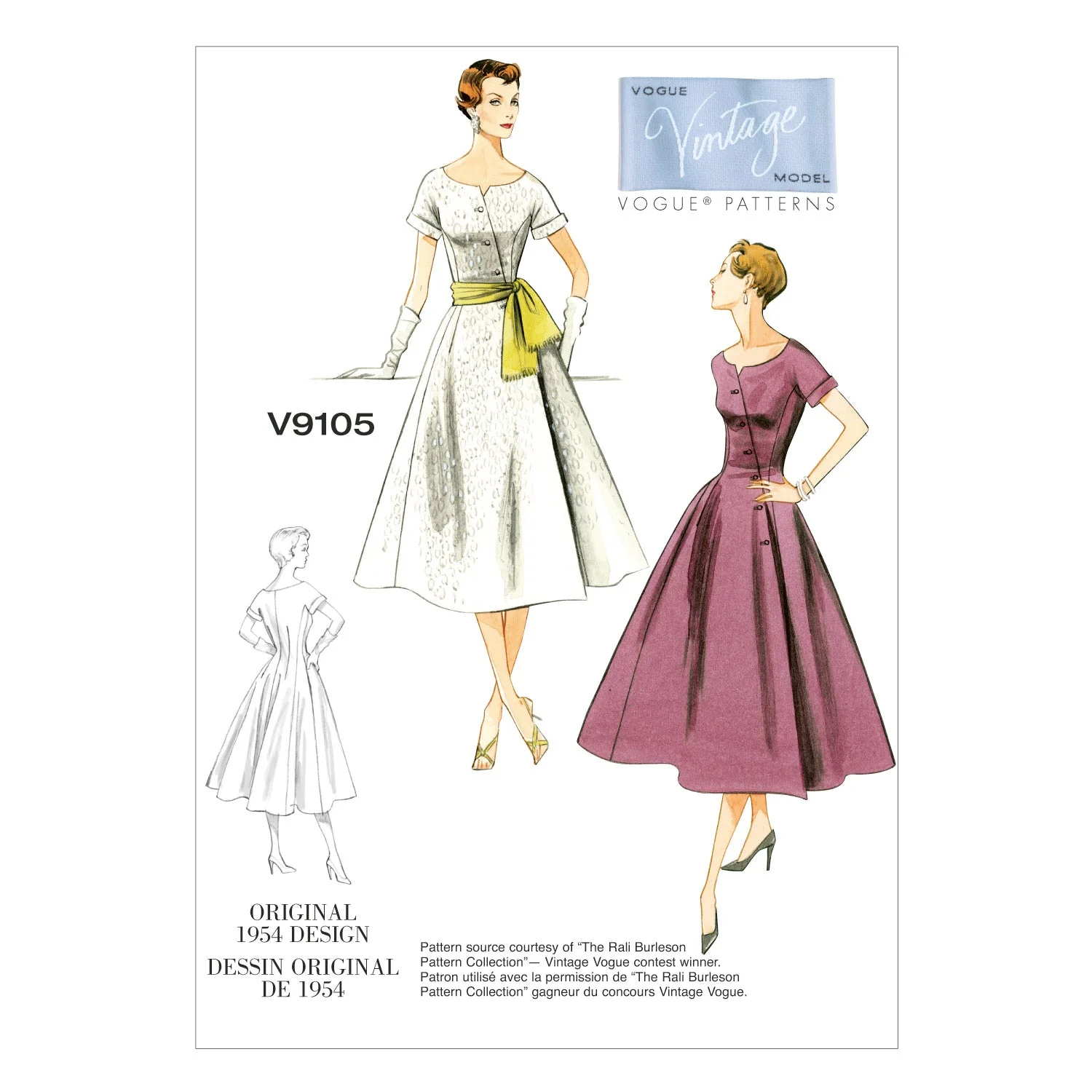 Vogue Pattern V9105 Misses
