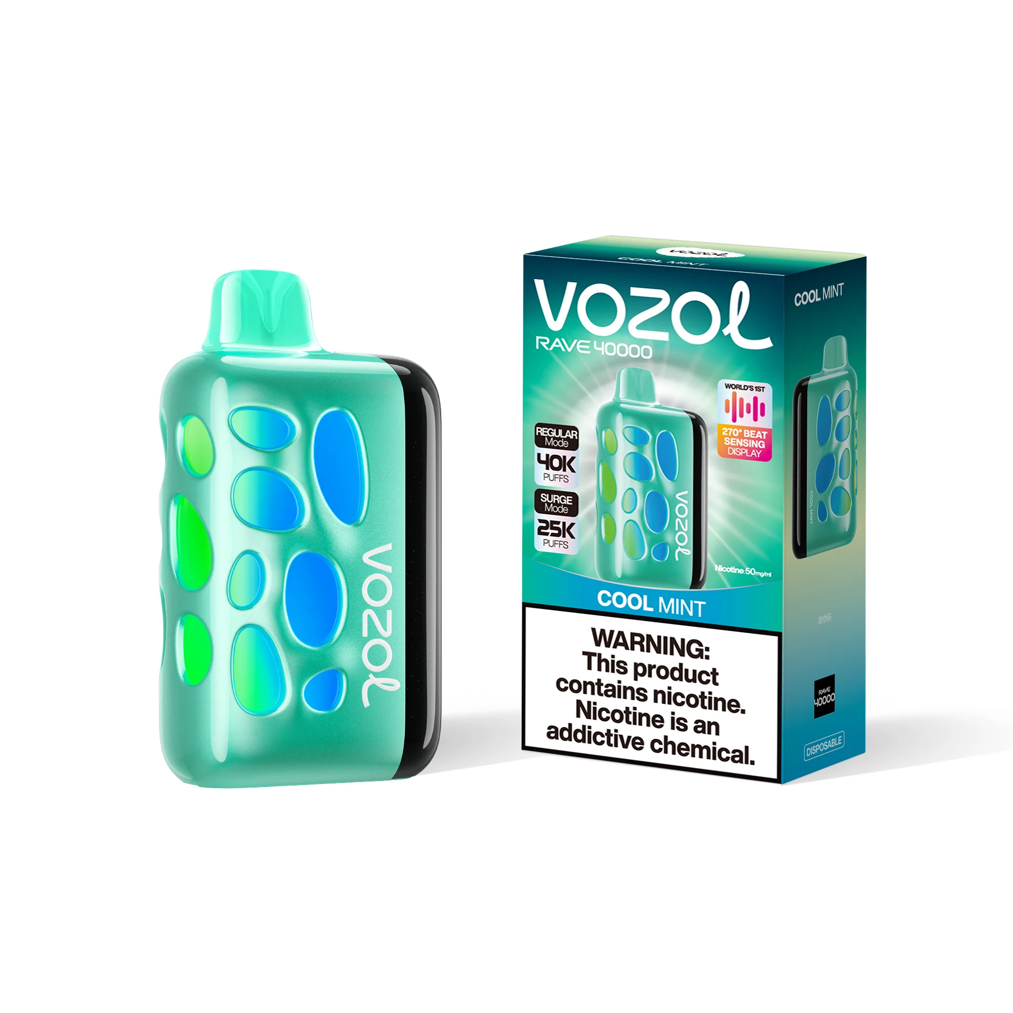VOZOL RAVE 40K wegwerpvape (alle smaken)