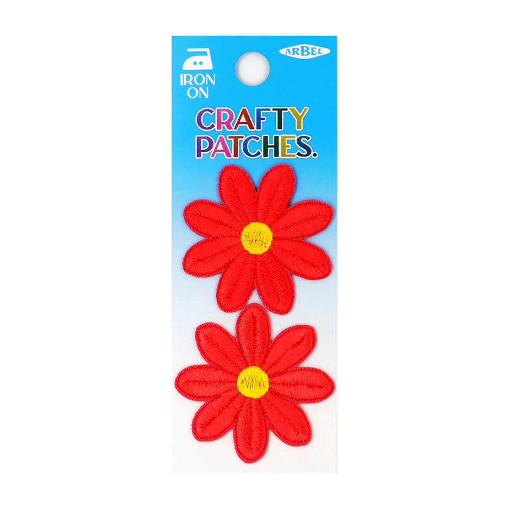 Arbee Crafty Patch, Medium Flowers- 2pc