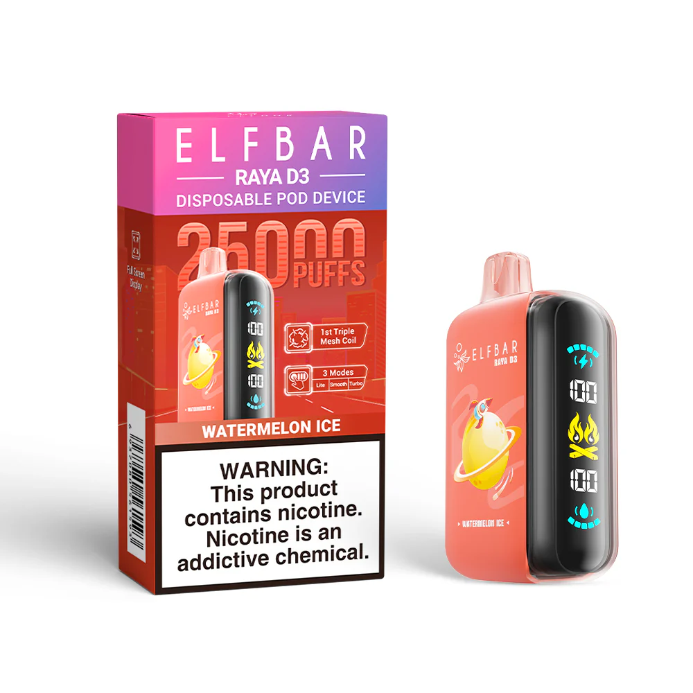 ELFBAR RAYA D3 wegwerpvape (alle smaken)