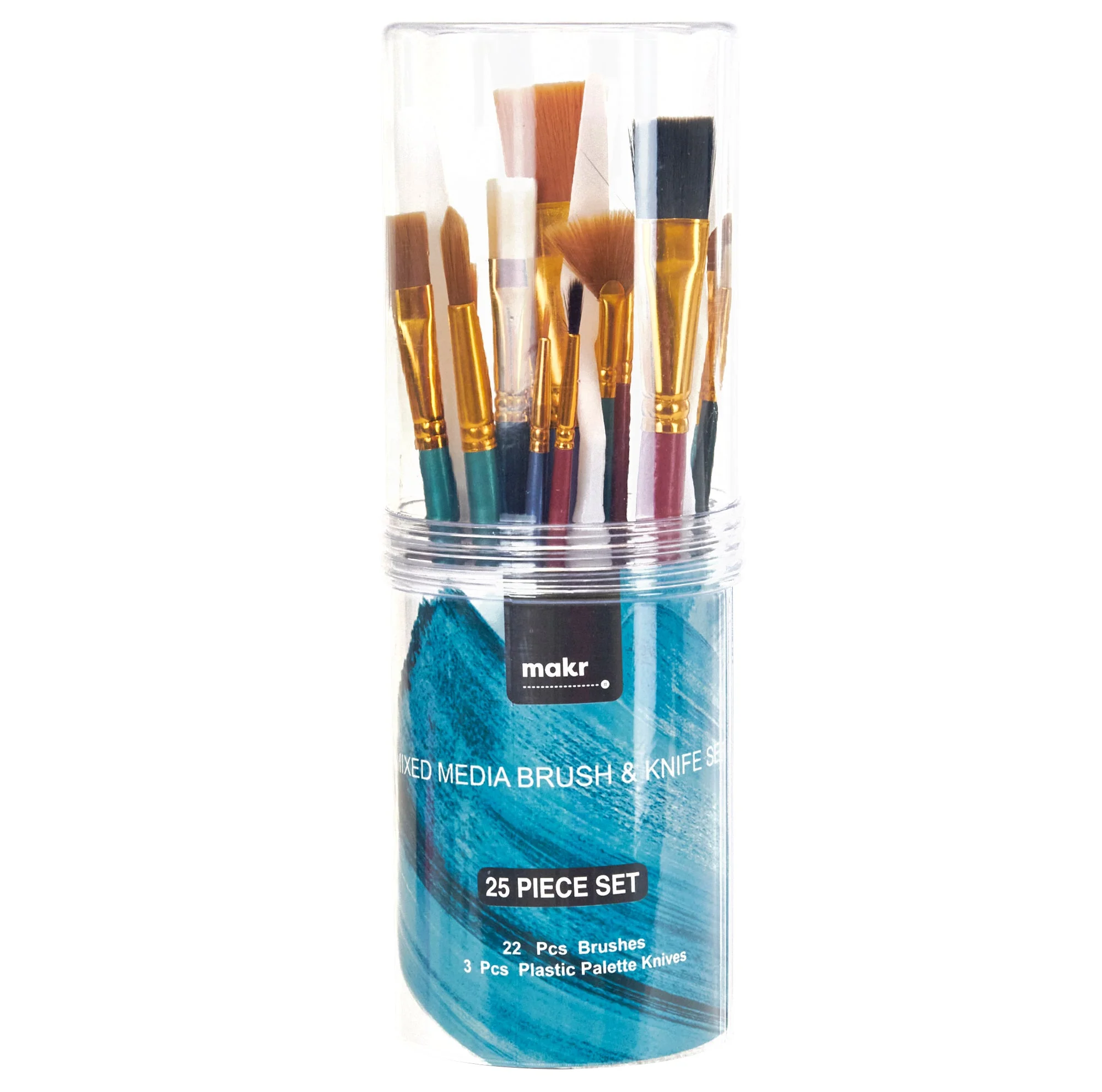 Makr Mixed Media  Paint Brush And Knife Set