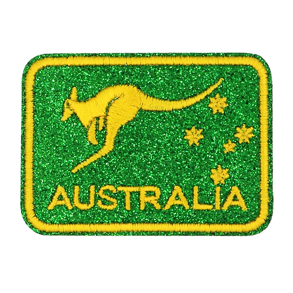 Arbee Crafty Patch, Australia Sport Glitter- 1pc