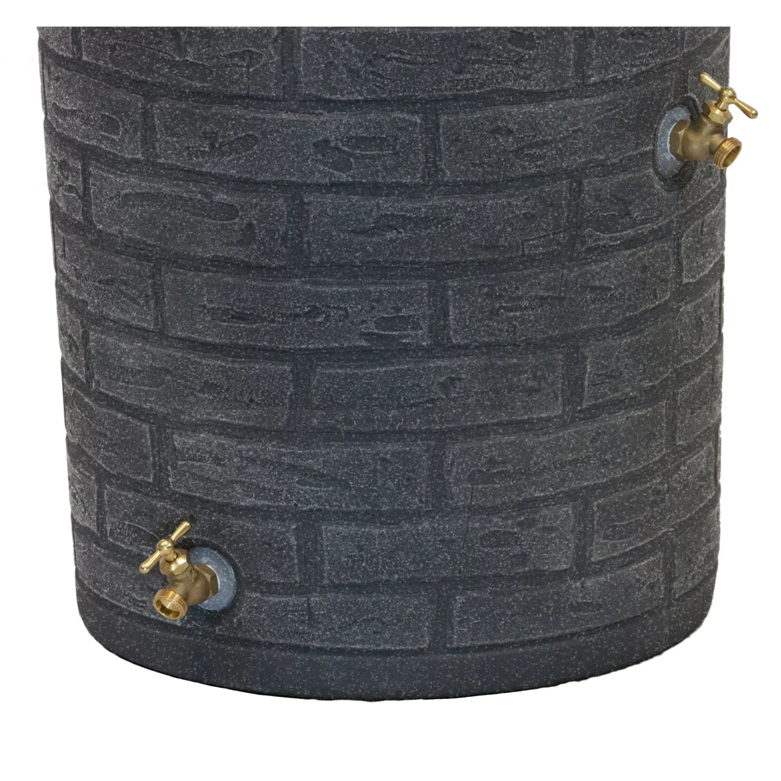 Good Ideas IMP - D50 - DAR Impressions Downton Rain Saver Rain Barrel, 50 Gallon, Dark Granite