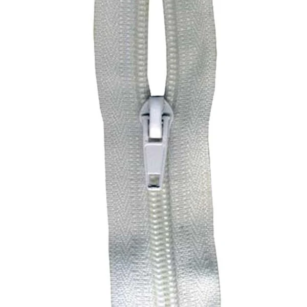 Sullivans Zip Continuous, White- 5 mm