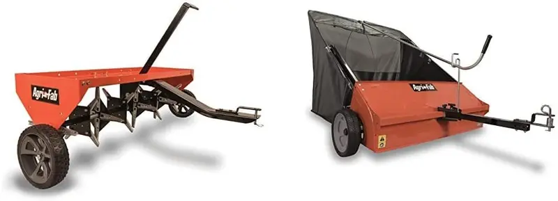 Aerator rozsuwany o długości 122 cm – wytrzymały aerator do trawnika i gleby, wykończenie pomarańczowo-czarne