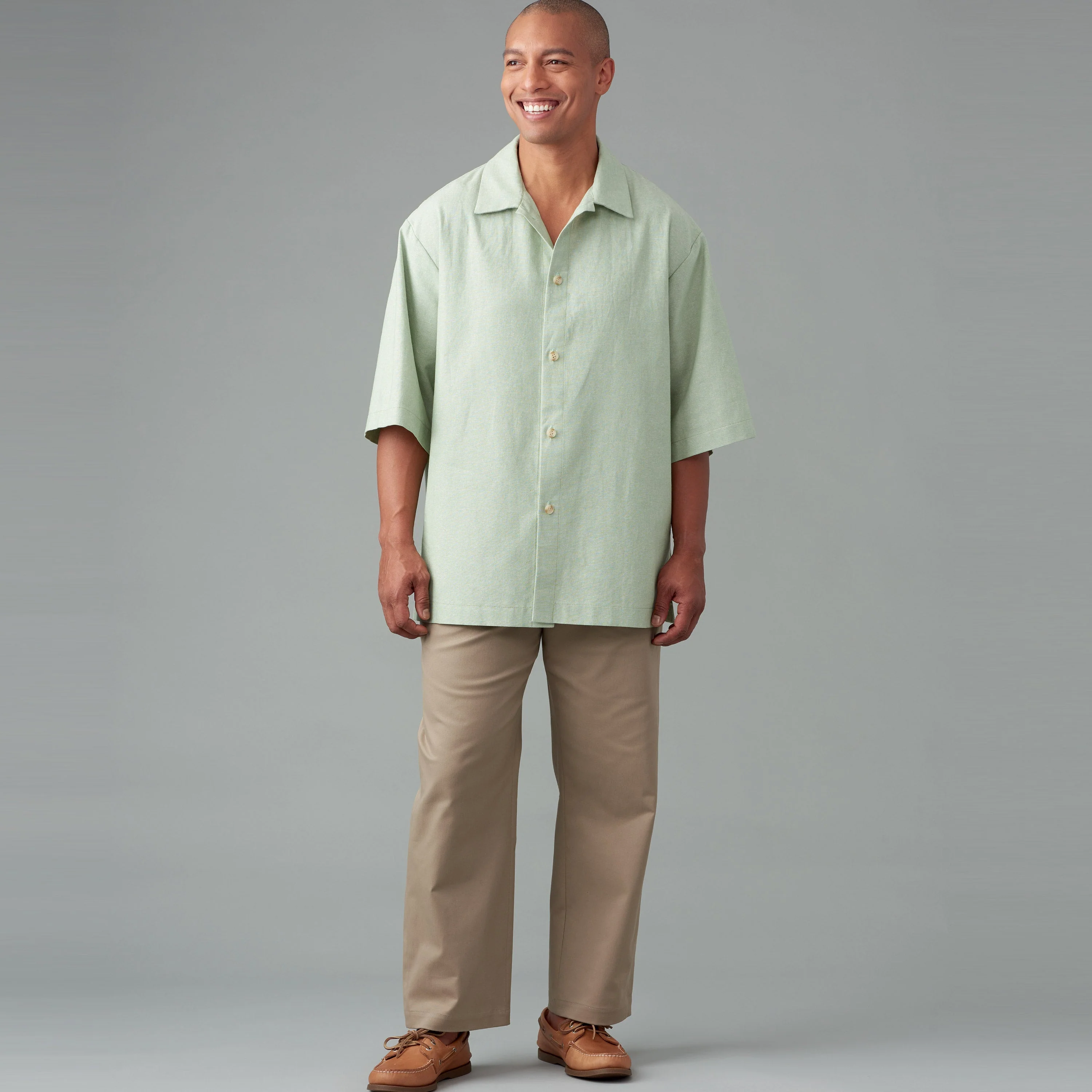 Simplicity Pattern 9279 Men's Shirt In Two Lengths, Pants & Shorts
