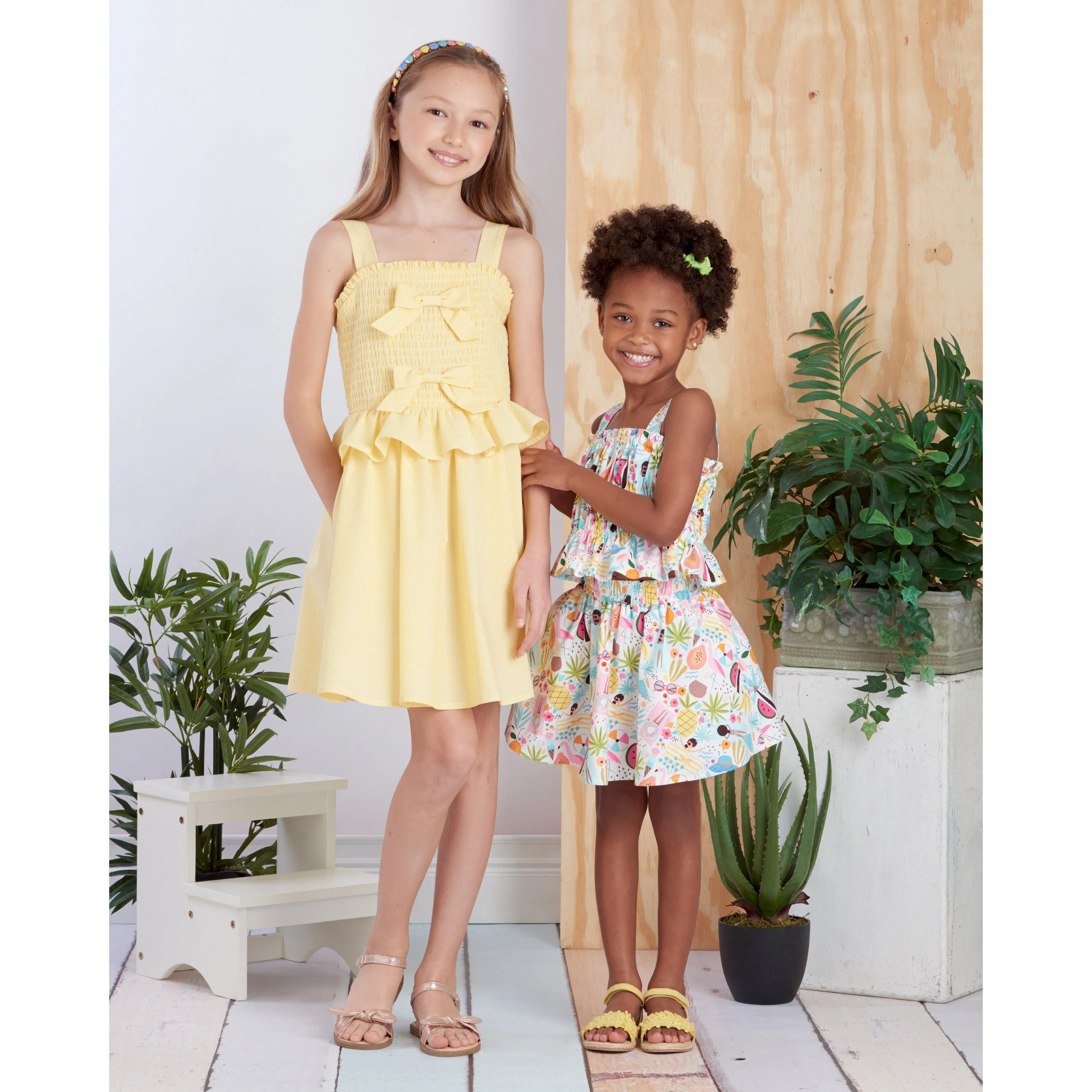Simplicity Pattern 9560 Child/Girl Dress, Top, Skirt