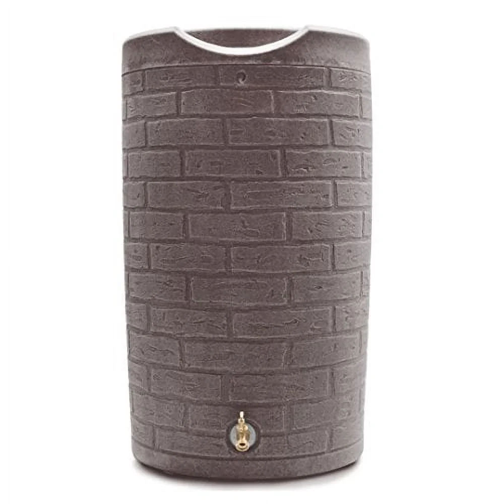 Good Ideas IMP - D50 - DAR Impressions Downton Rain Saver Rain Barrel, 50 Gallon, Dark Granite