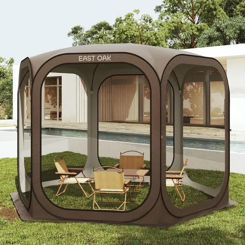 East Oak Instant Pop-Up Screen House — przenośny, odporny na owady daszek zewnętrzny