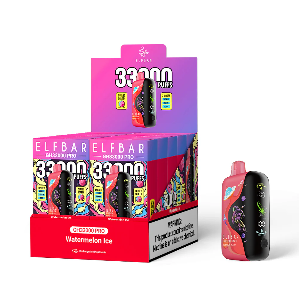 ELFBAR GH33000 PRO oplaadbare wegwerpvape (alle smaken)