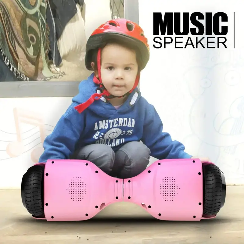 6,5-calowy inteligentny hoverboard z głośnikiem Bluetooth, sterowaniem za pomocą aplikacji i certyfikatem UL2272