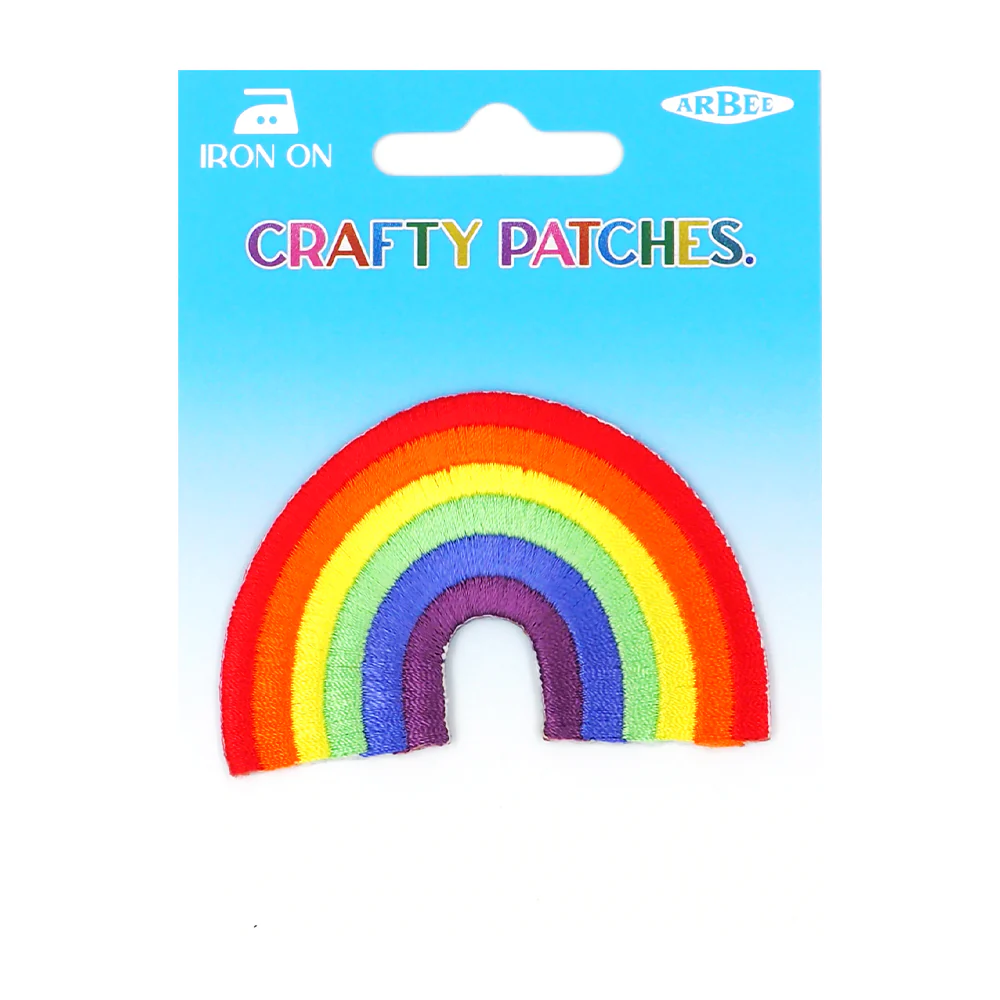 Arbee Crafty Patch, Rainbow Crafty- 1pc