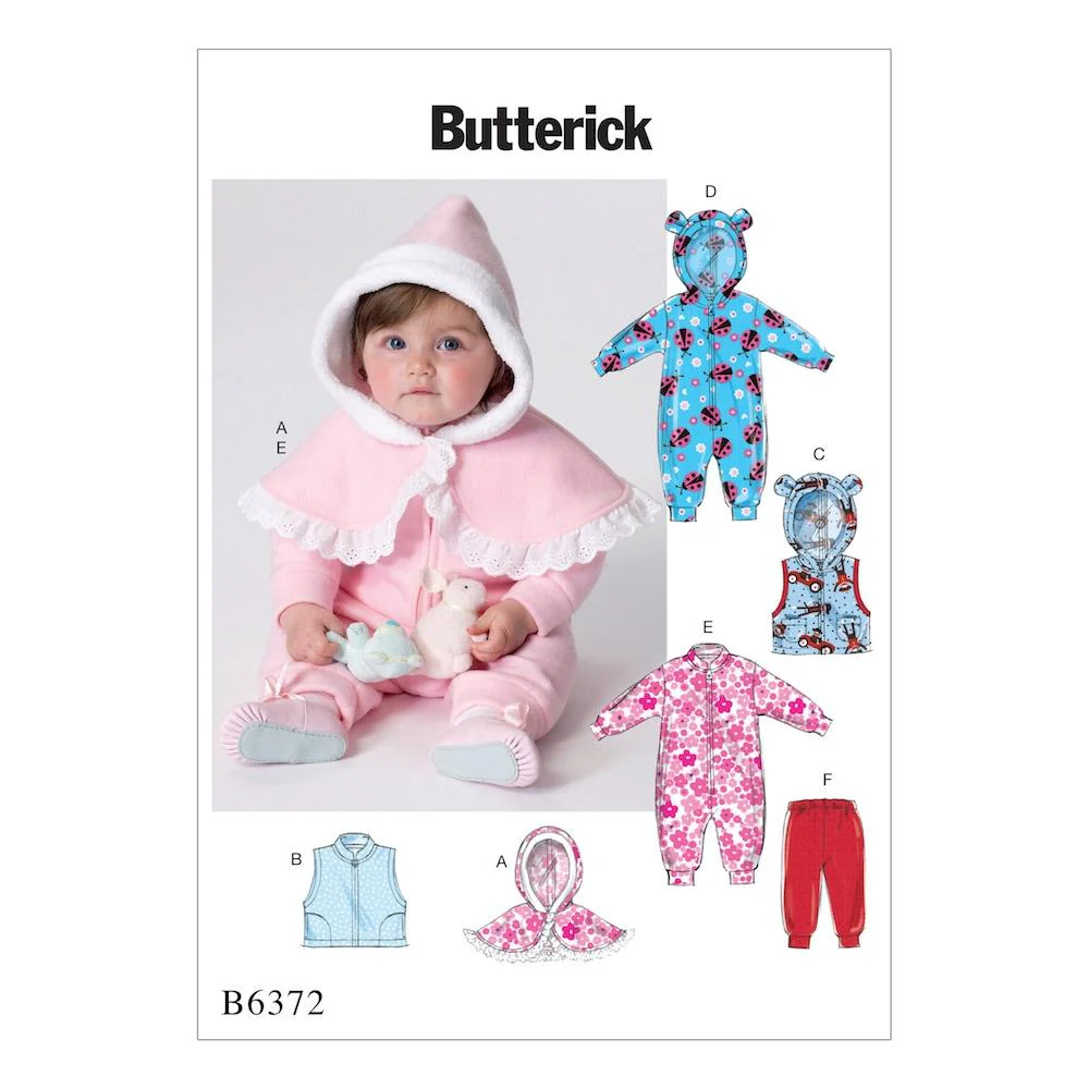 Butterick Pattern B6372 Infants