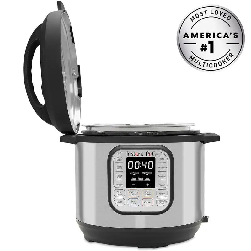 Szybkowar elektryczny ze stali nierdzewnej Instant Pot Duo, 8 litrów, numer modelu 113-0002-03