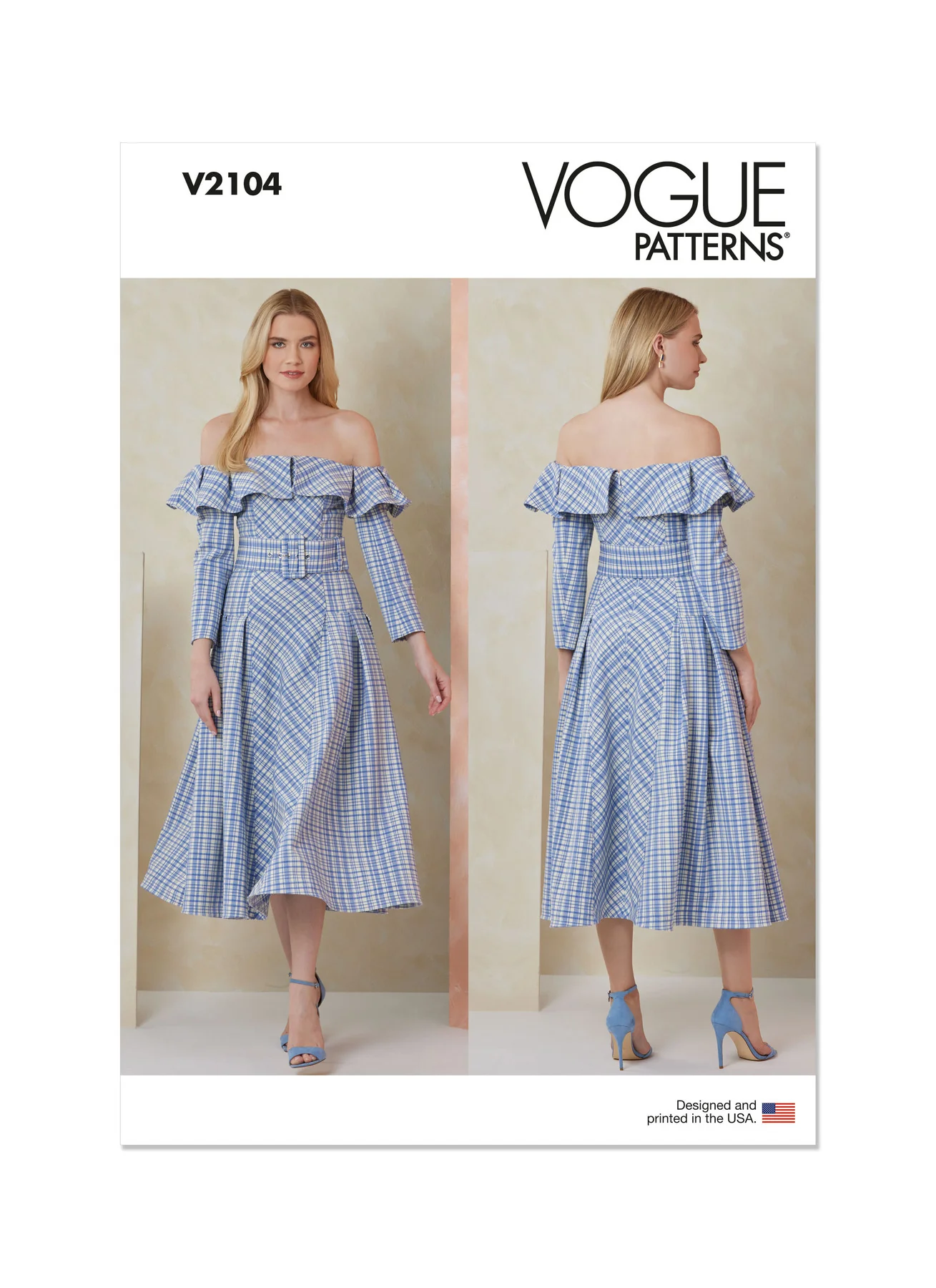 Vogue Pattern V2104 Misses