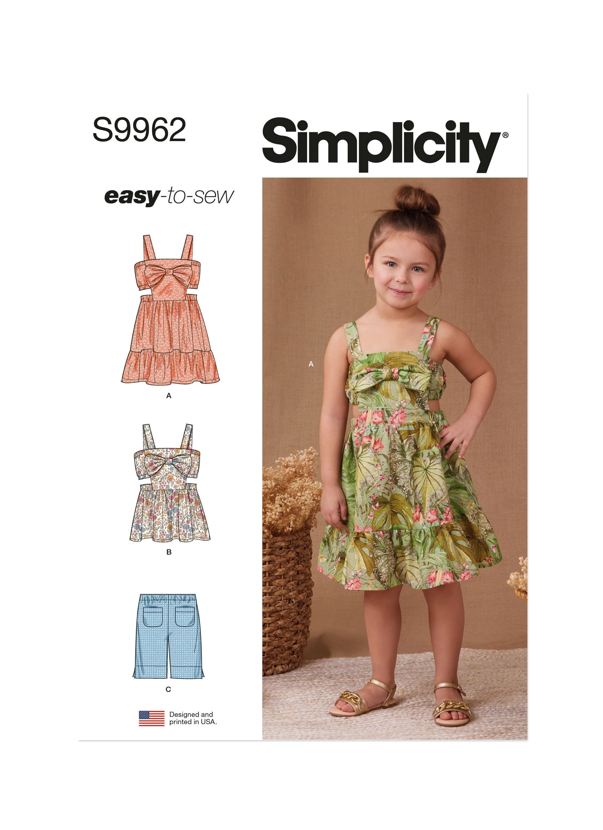 Simplicity Pattern 9962 Children