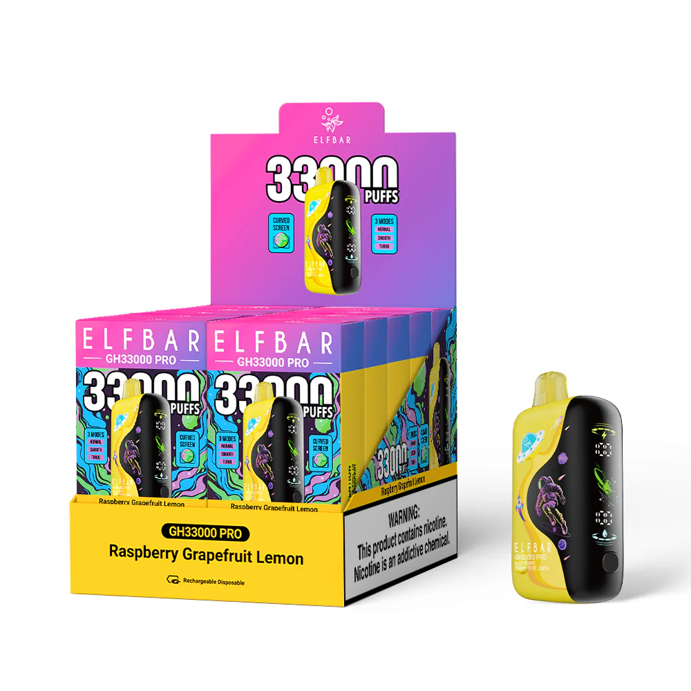 ELFBAR GH33000 PRO oplaadbare wegwerpvape (alle smaken)