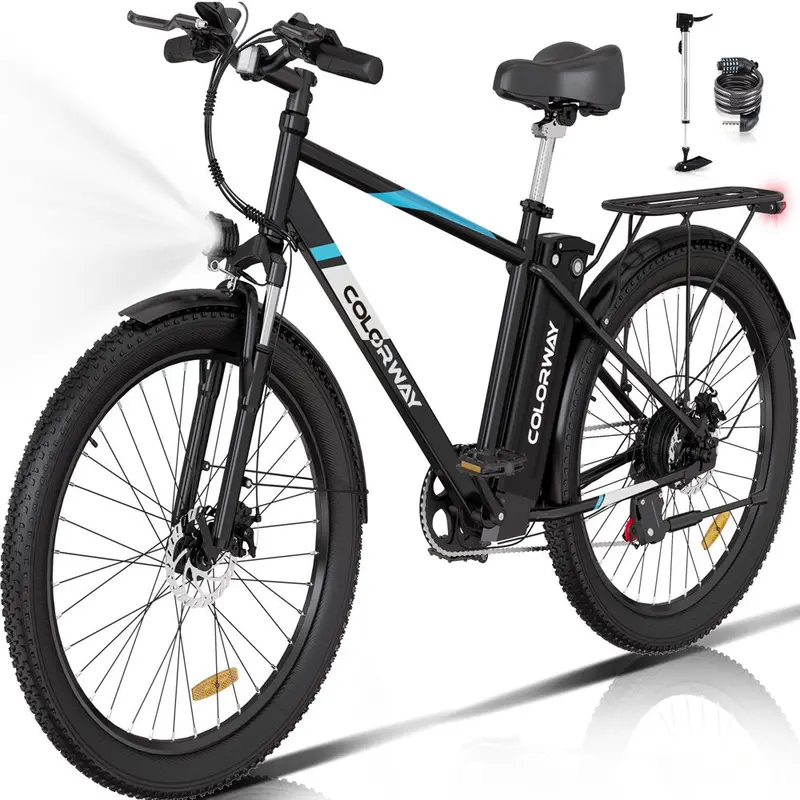 ROWER ELEKTRYCZNY COLORWAY 500W 26 X3.0 DLA DOROSŁYCH, 36V/15Ah, SHIMANO 7-BIEGÓW