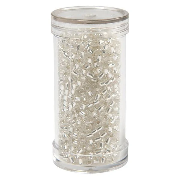 Sullivans Seed Beads, Clear- Size 8