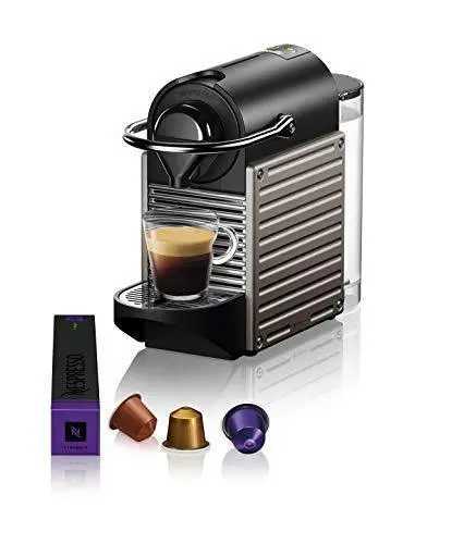 Nespresso Pixie by Breville – Kompaktowy ekspres do kawy z wykończeniem tytanowym