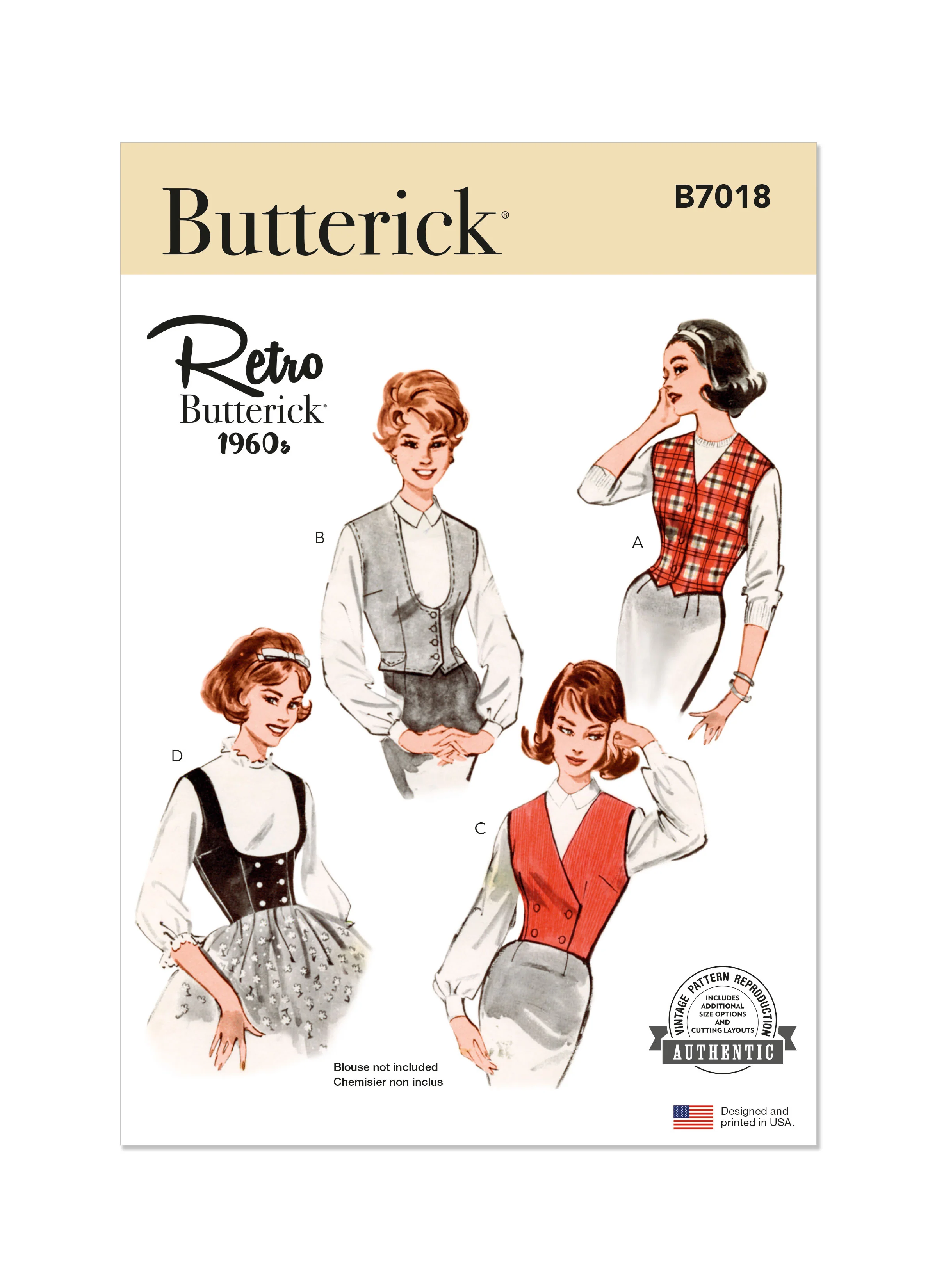 Butterick Pattern B7018 Misses