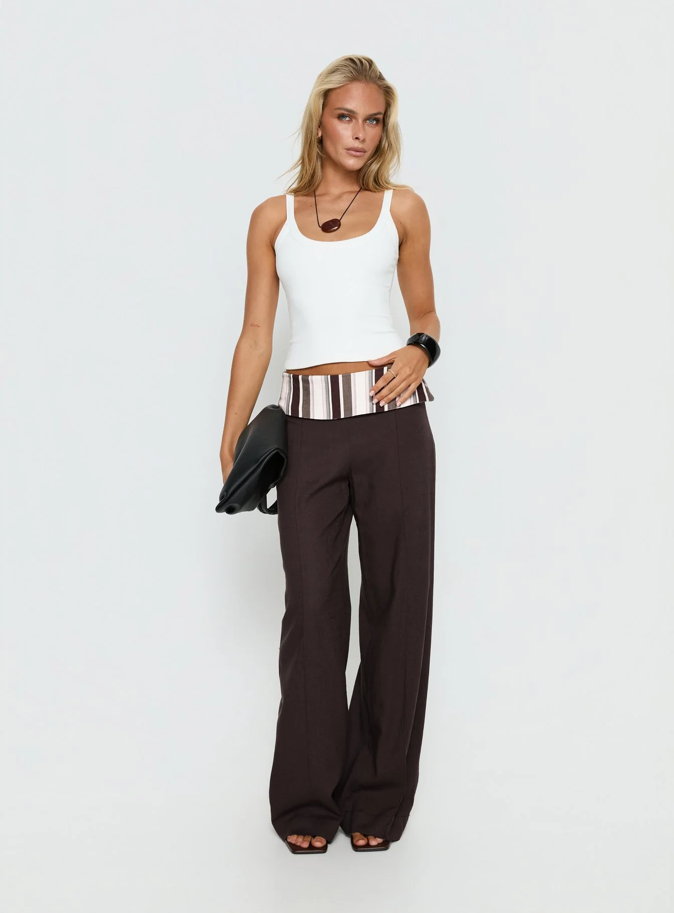 Quenlin Folded Straight Leg Pant Multi