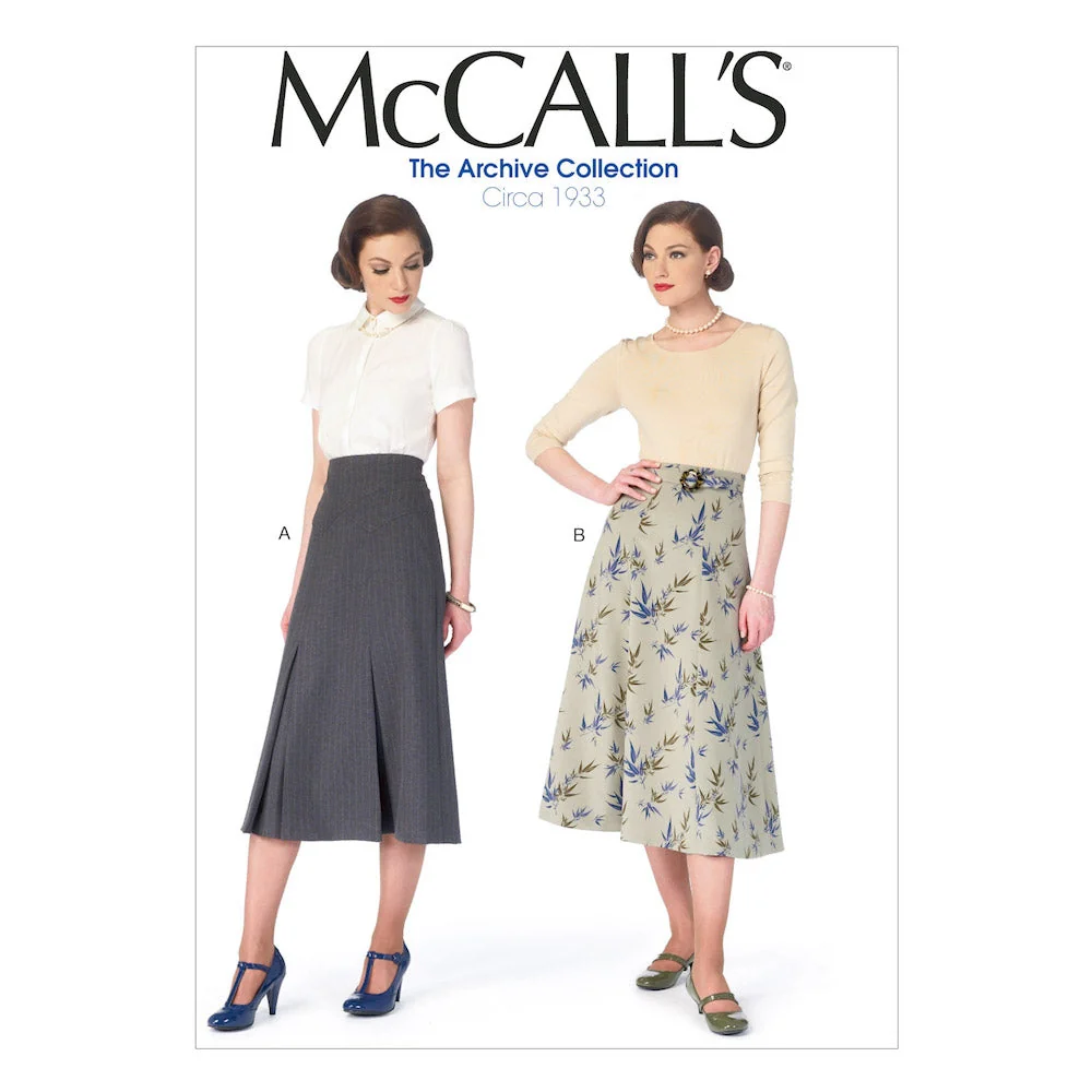 McCall's Pattern M6993 Misses' Skirts and belt