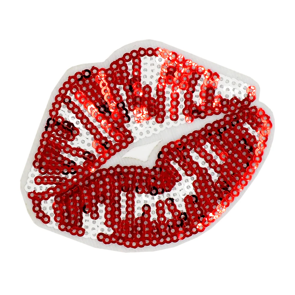Arbee Sabrina Sequin Lips Crafty Patch 1pc