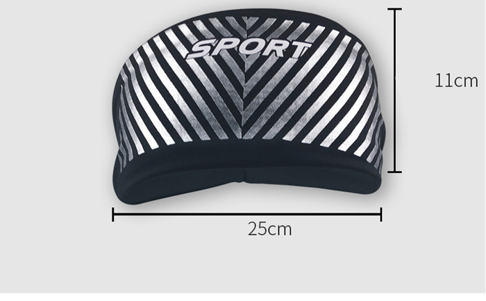Hair Sweatband Sport Headband Stretch Mens Wrap Elastic Women Workout Headbands for Gym Yoga