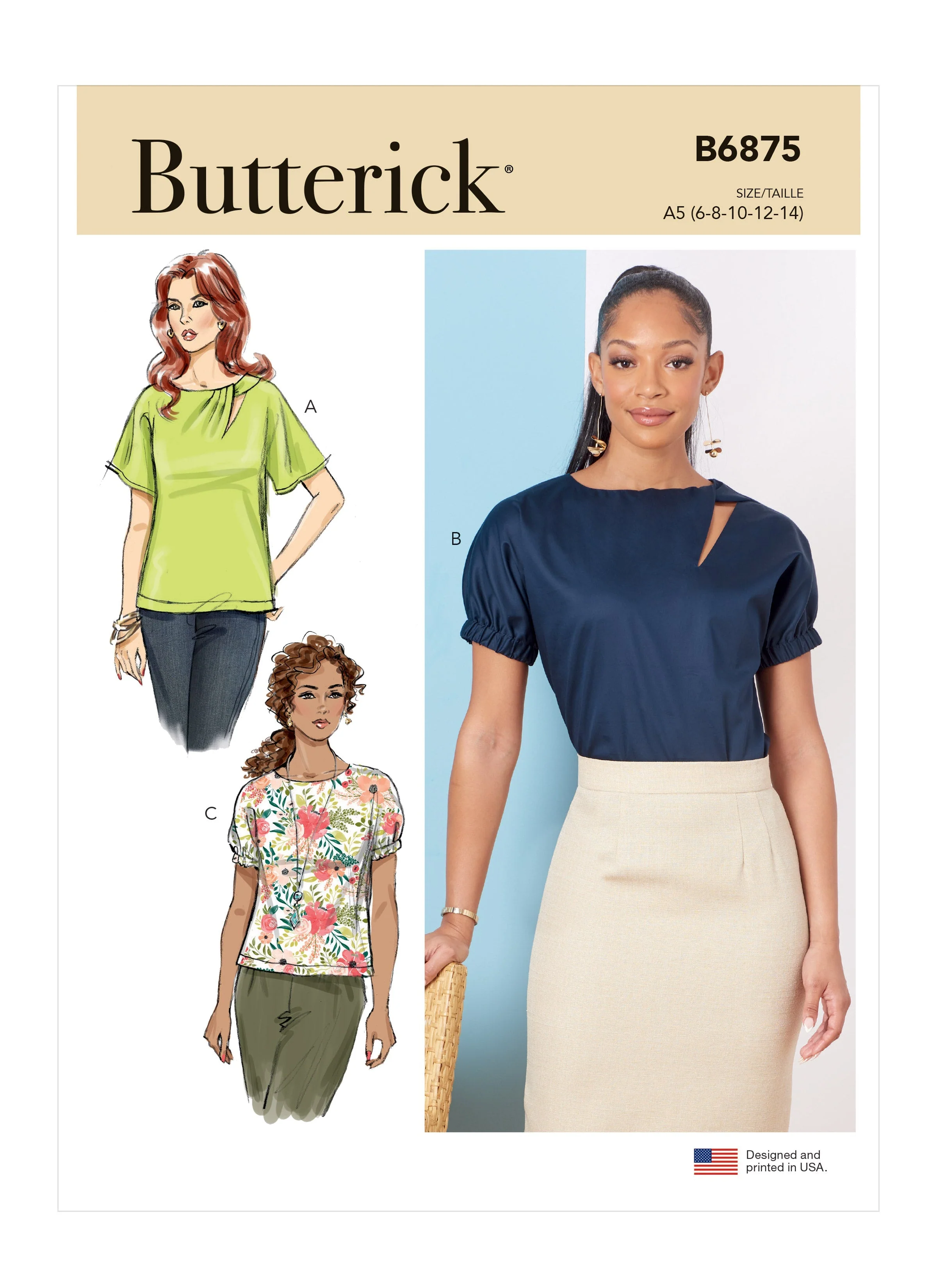 Butterick Pattern B6875 Misses