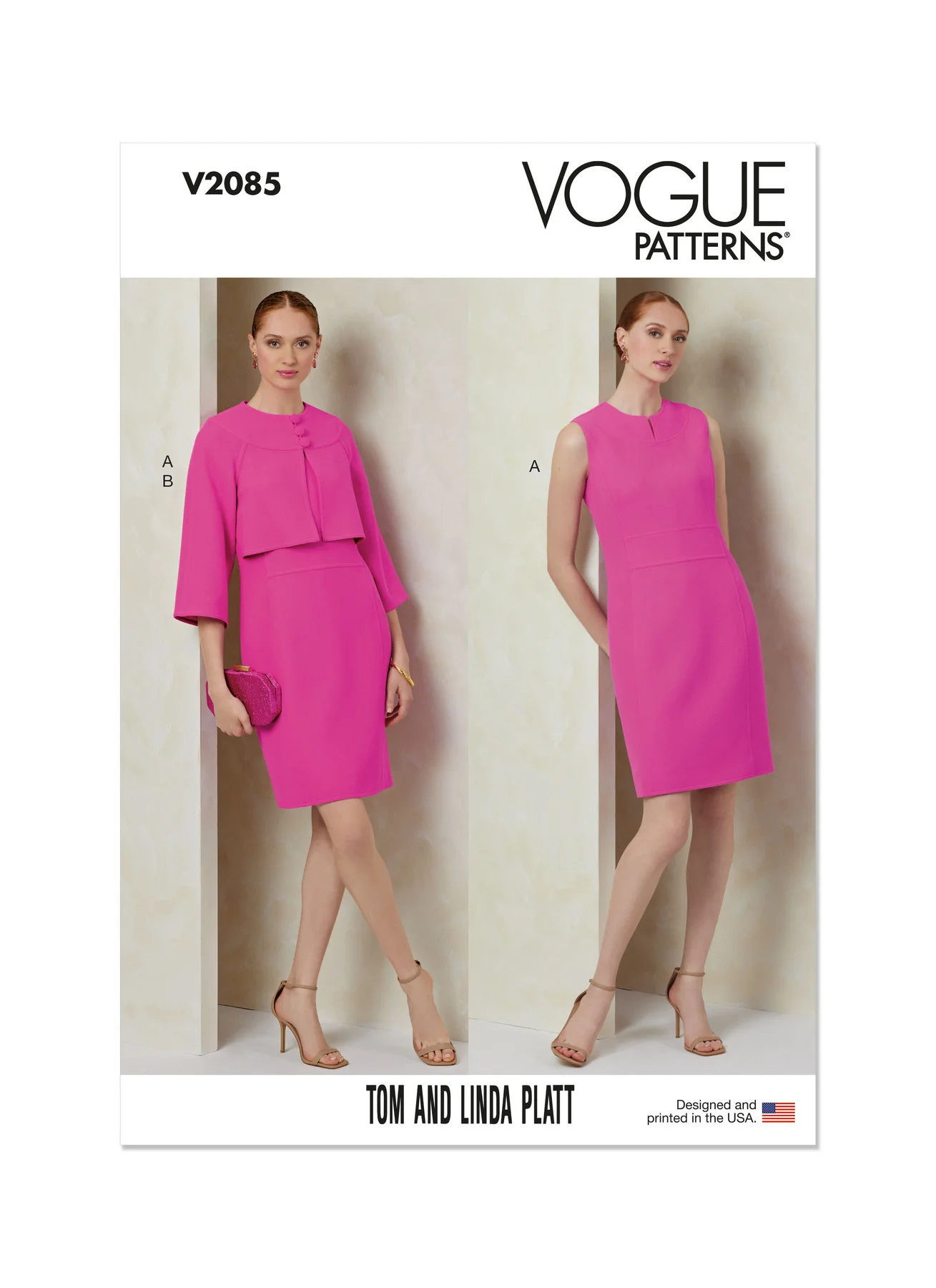 Vogue Pattern V2085 Misses