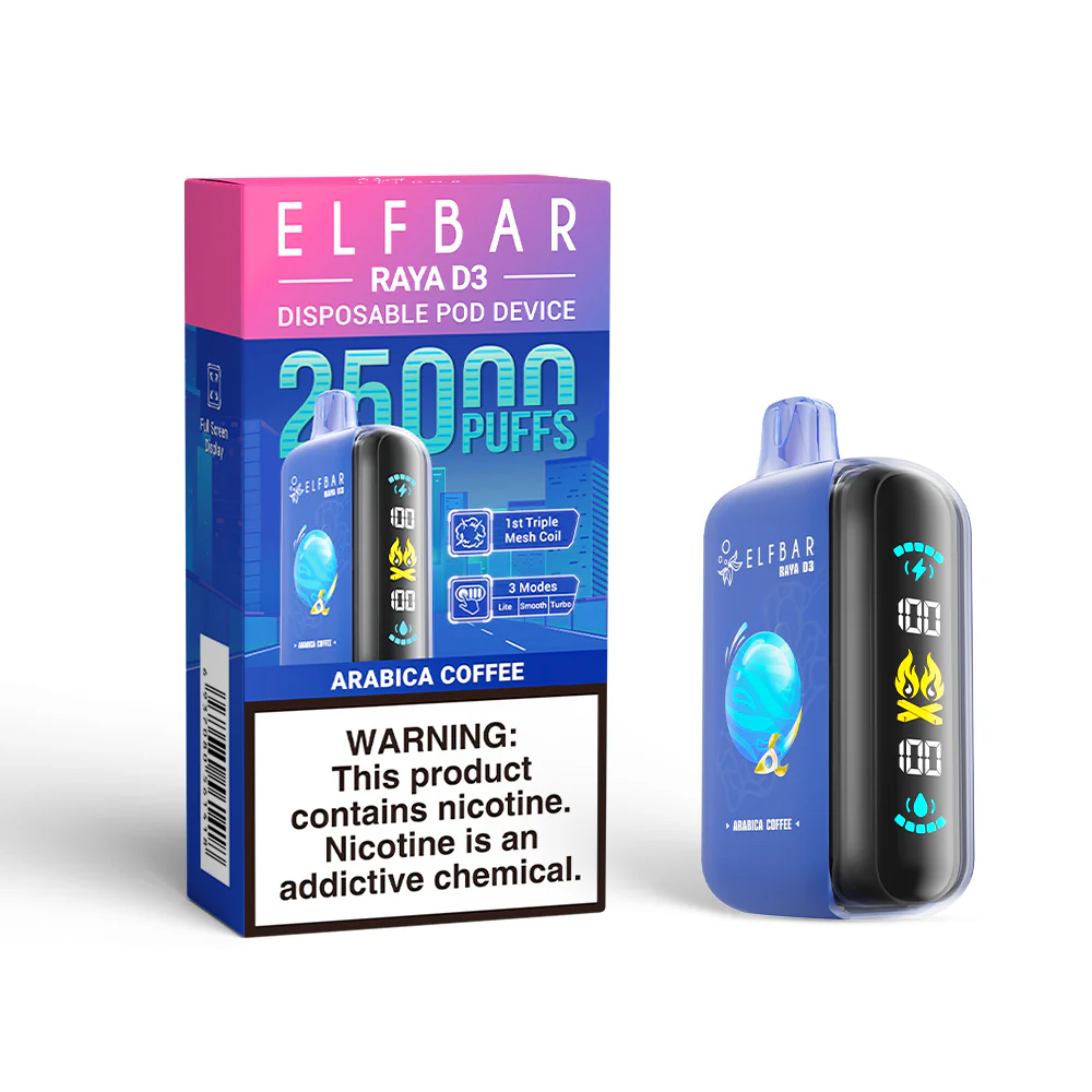ELFBAR RAYA D3 wegwerpvape (alle smaken)