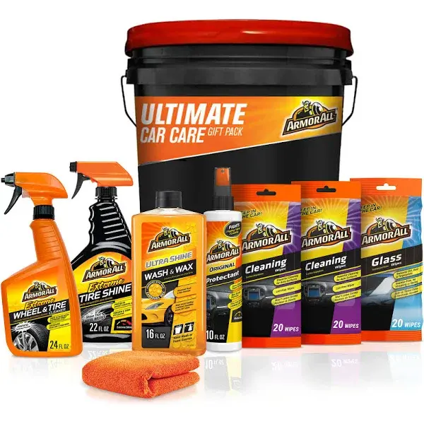 Zestaw do pielęgnacji samochodu Armor All Ultimate, 10 elementów – niezbędne środki czyszczące i ochronne