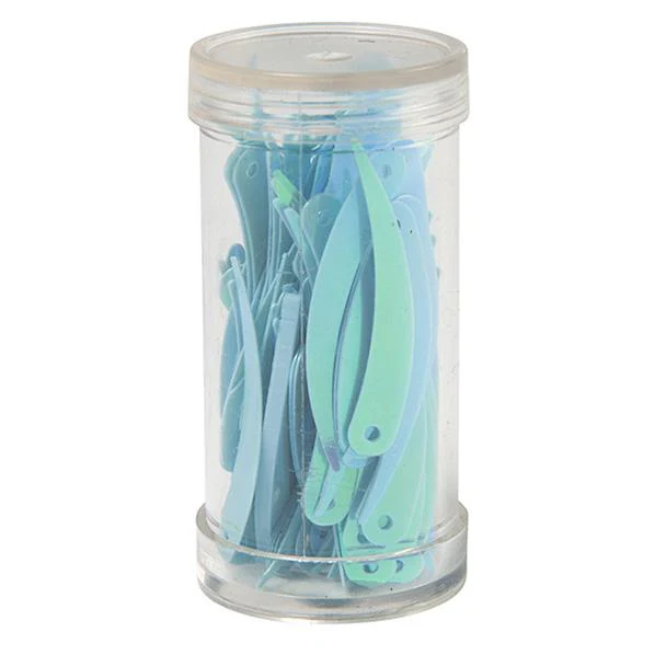 Sullivans Flake Tooth Sequins, Star Blue- 5x32mm