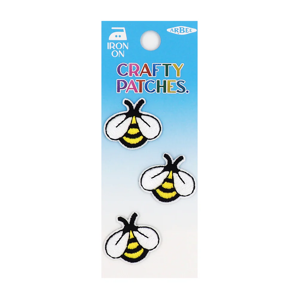 Arbee Crafty Patch, Mini Bees- 3pc