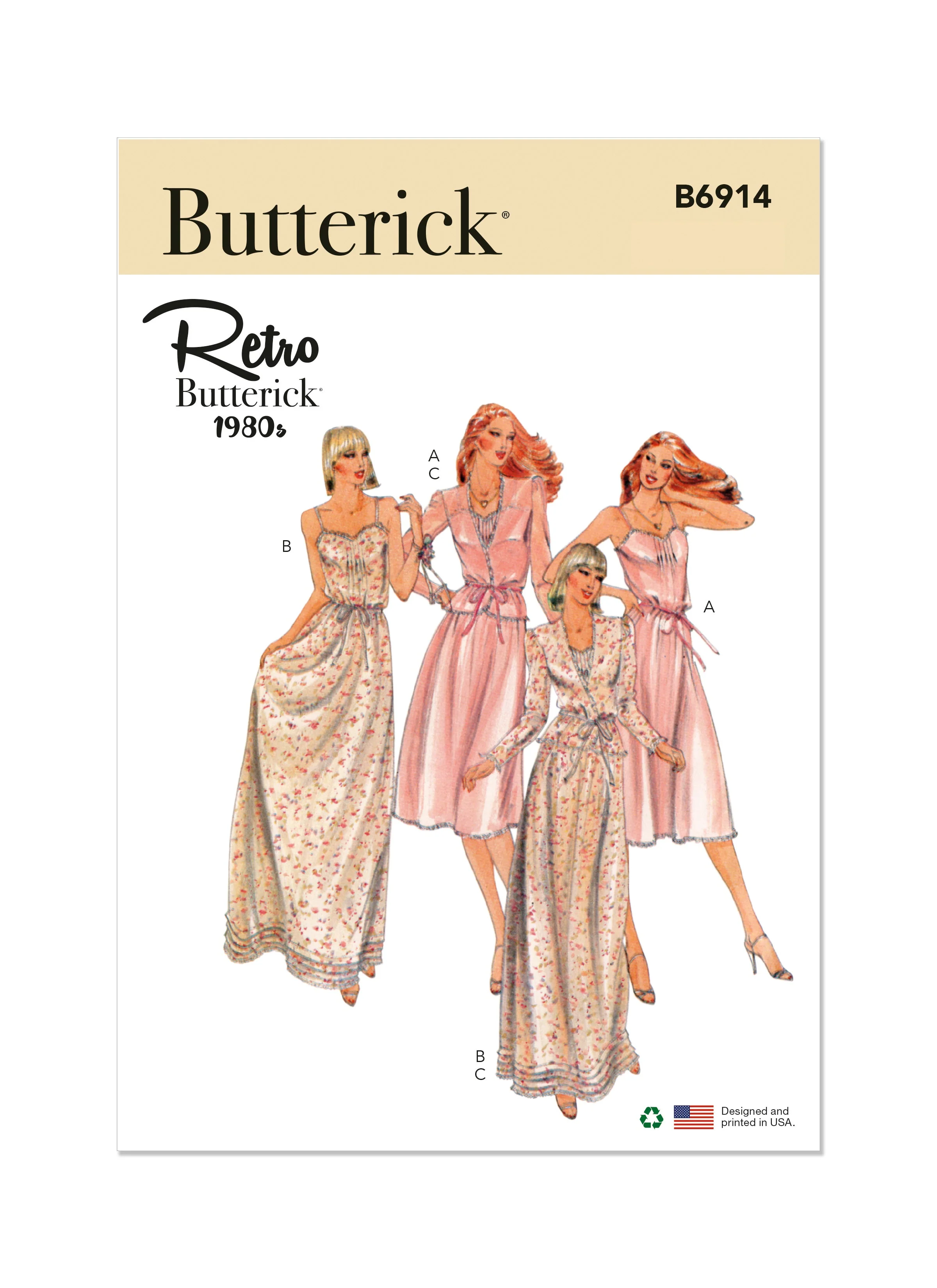 Butterick Pattern B6914 Misses