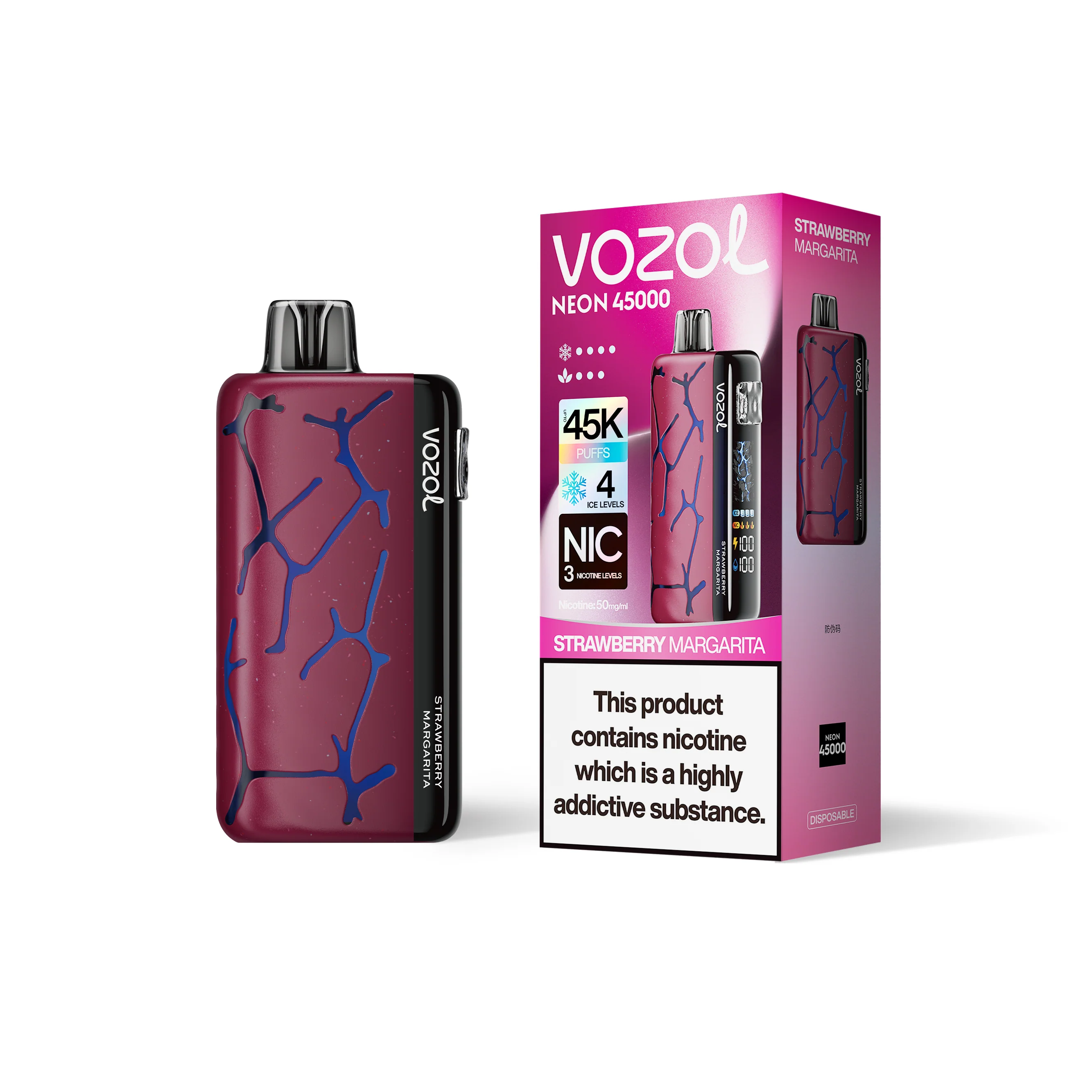 VOZOL NEON 45K wegwerpvape (alle smaken)