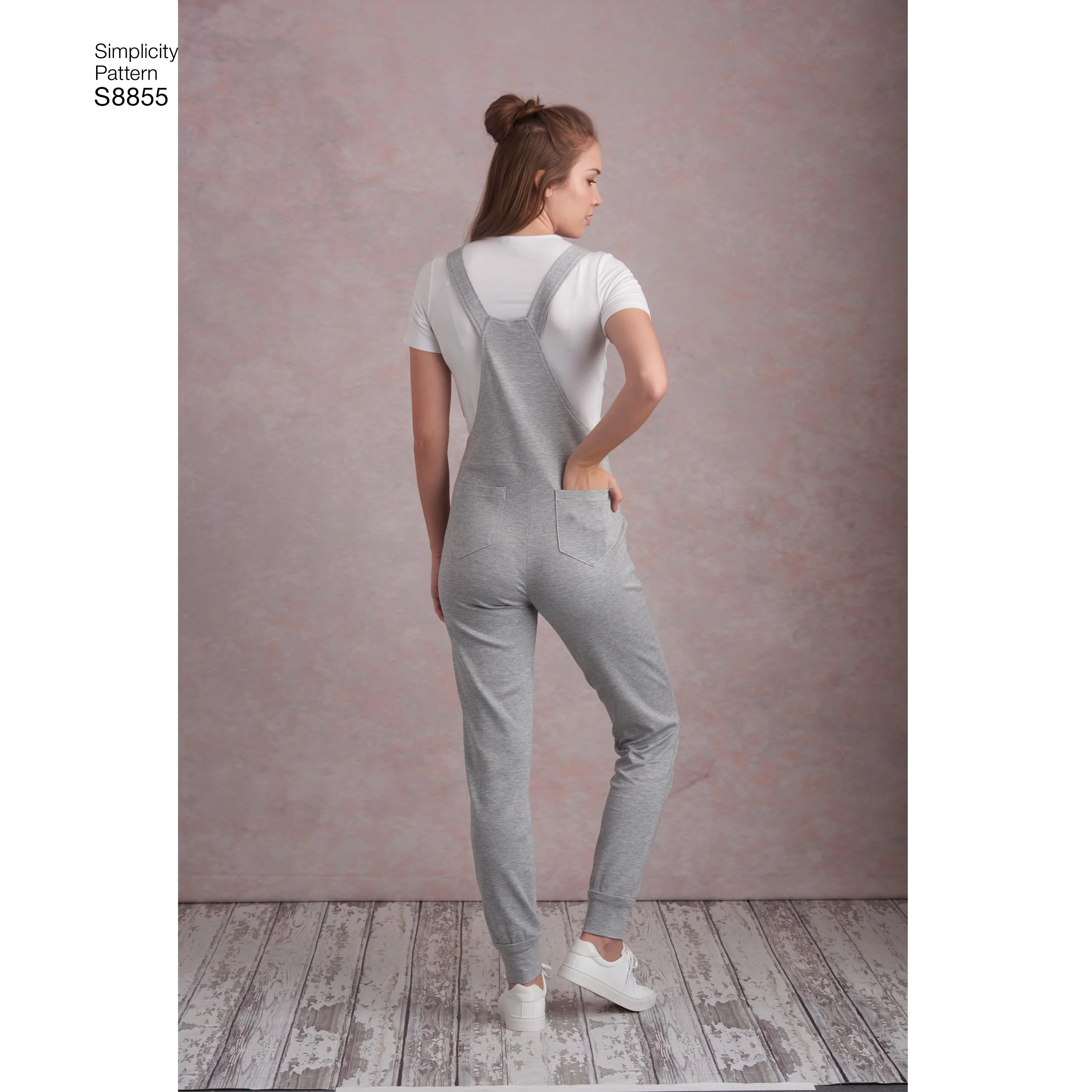 Simplicity Pattern 8855 Misses' Knit Overalls