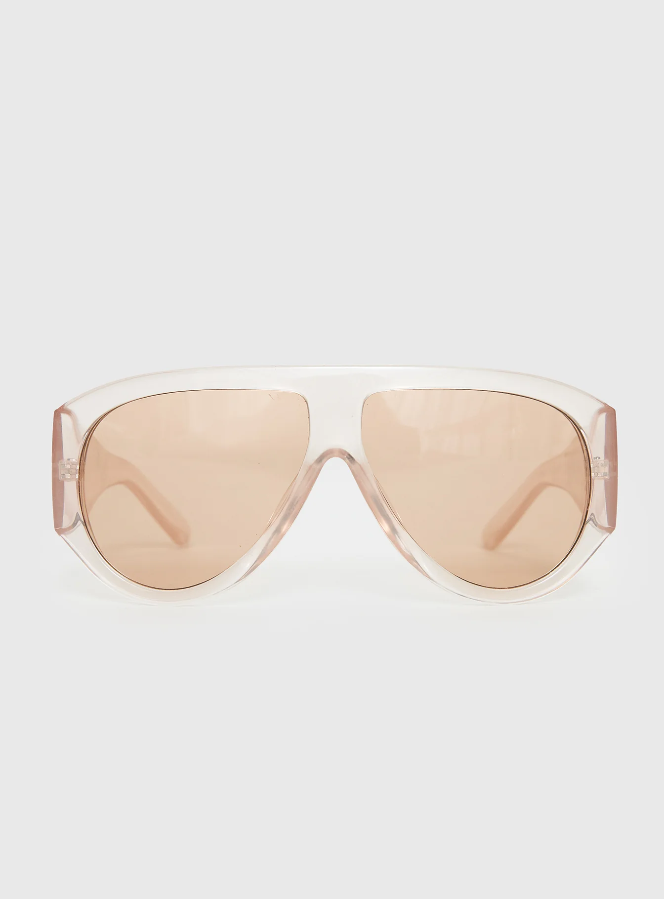 Porschia Sunglasses Clear / Amber