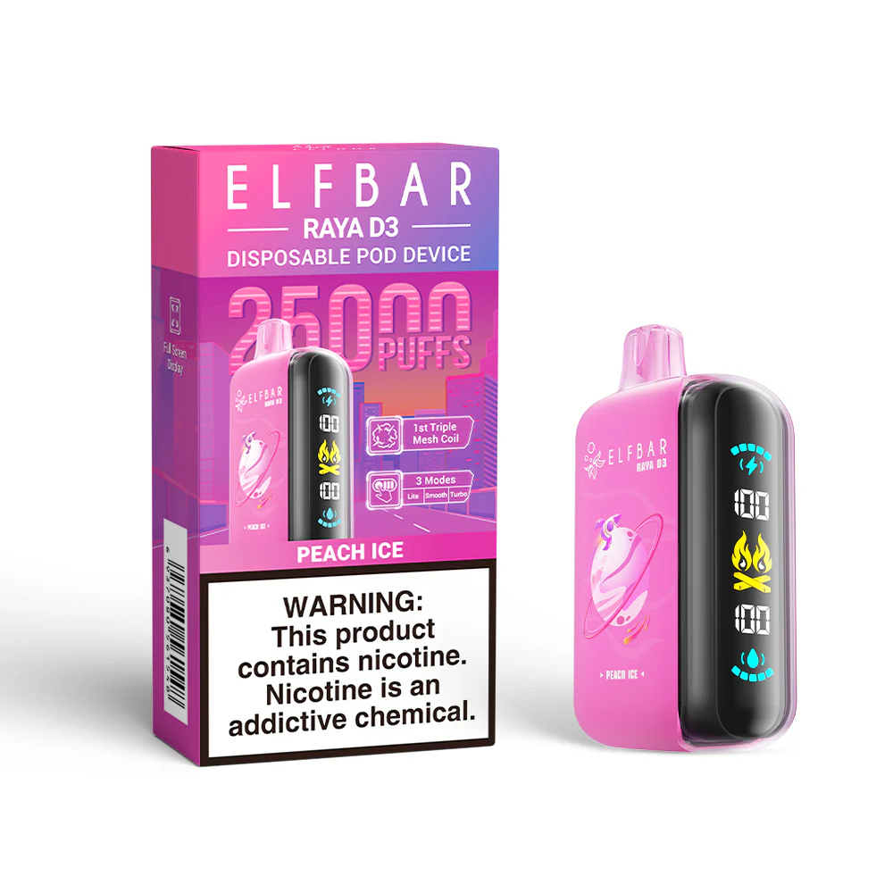 ELFBAR RAYA D3 wegwerpvape (alle smaken)