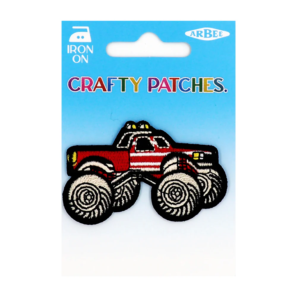 Arbee Crafty Patch, Monster Truck- 1pc