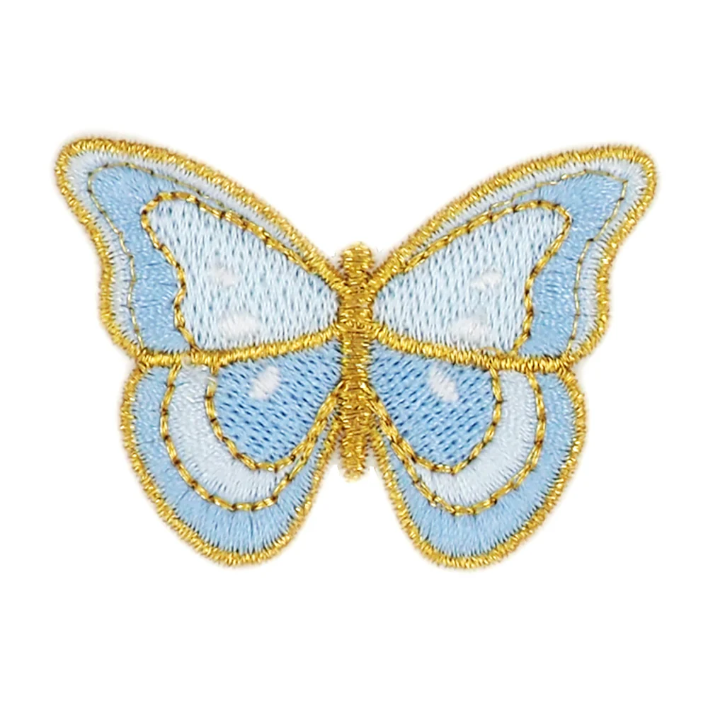 Arbee Crafty Patch, Blue Gold Butterfly- 1pc